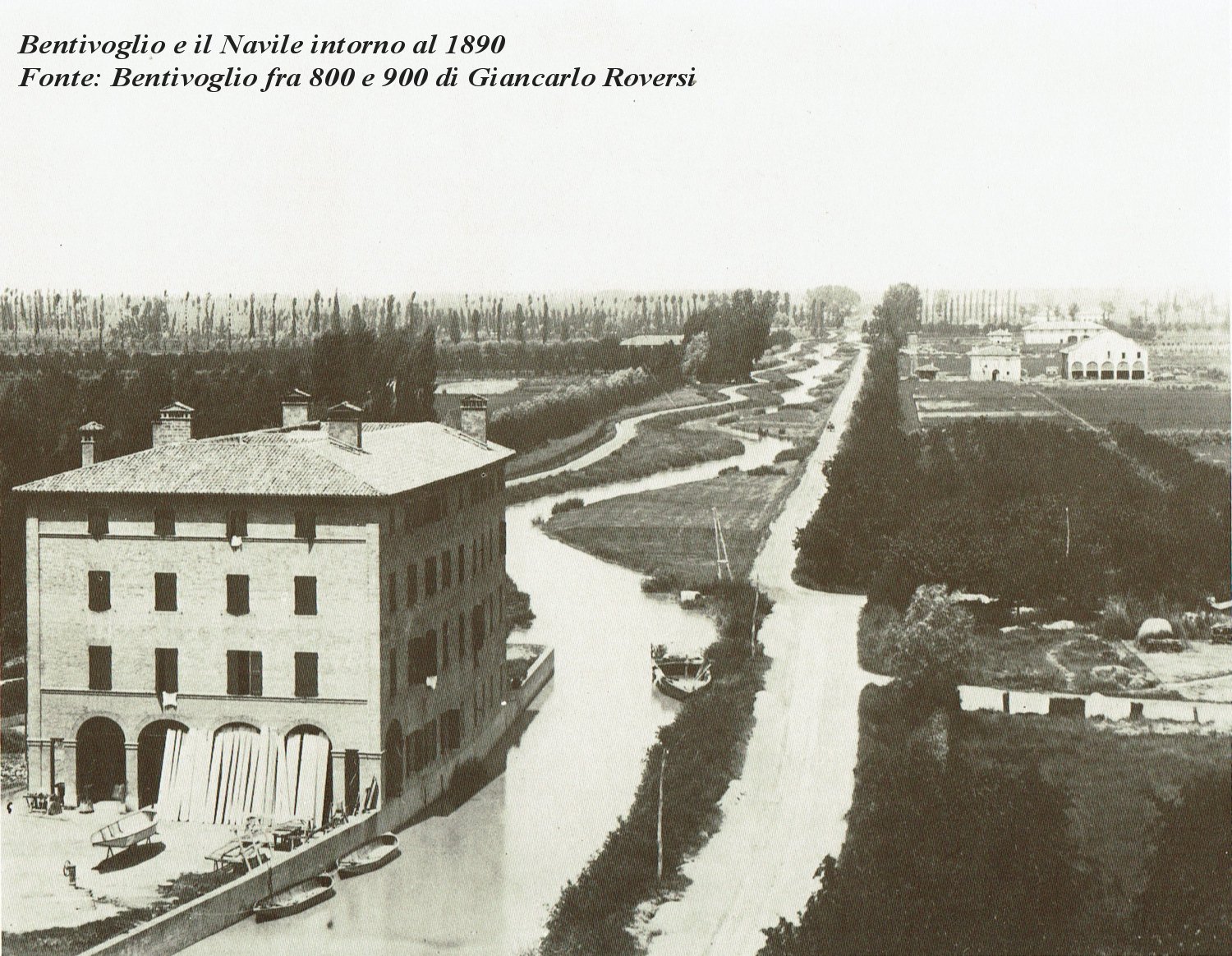 Bentivoglio e il Navile intorno al 1890