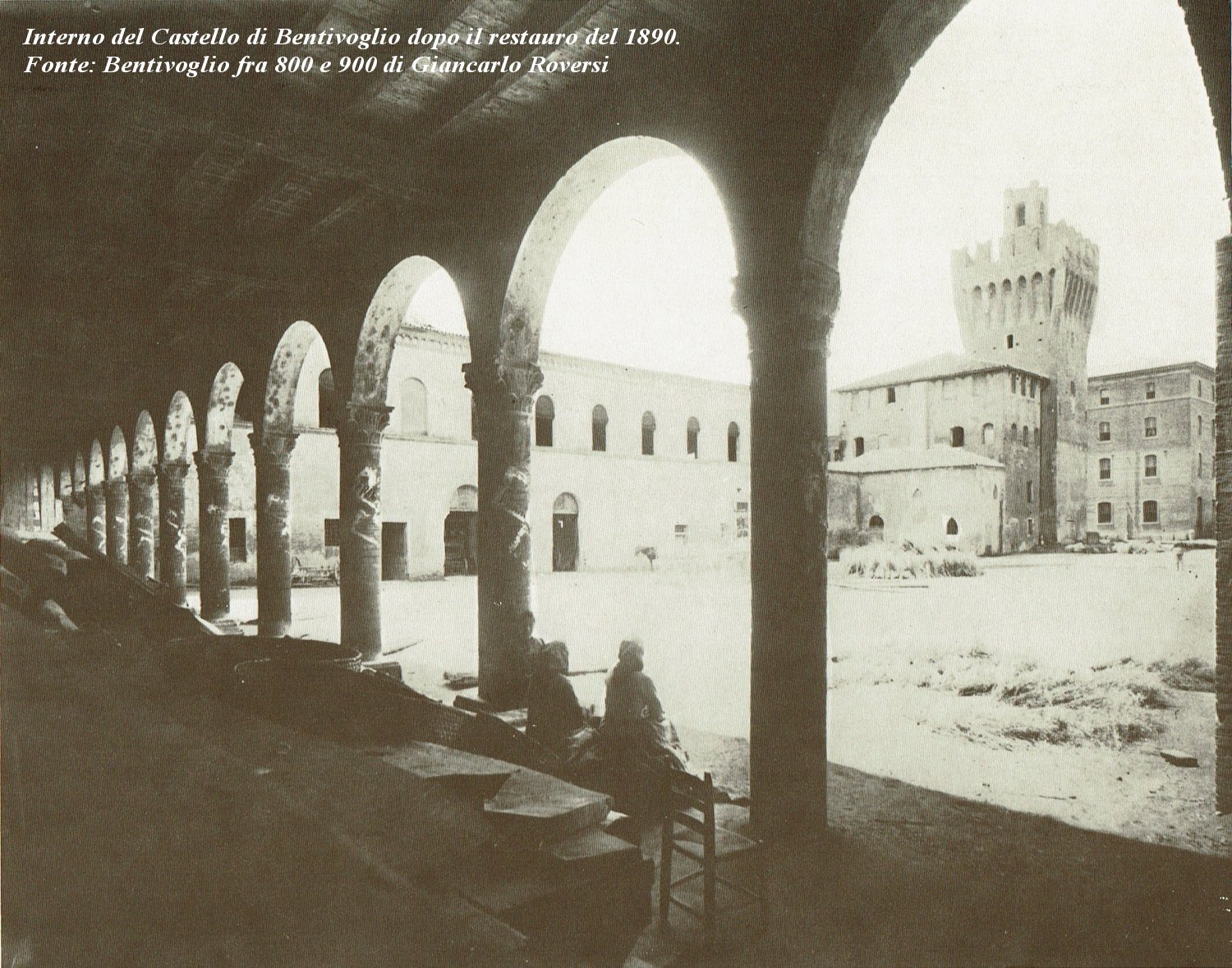 Castello di Bentivoglio dopo i restauri del 1890
