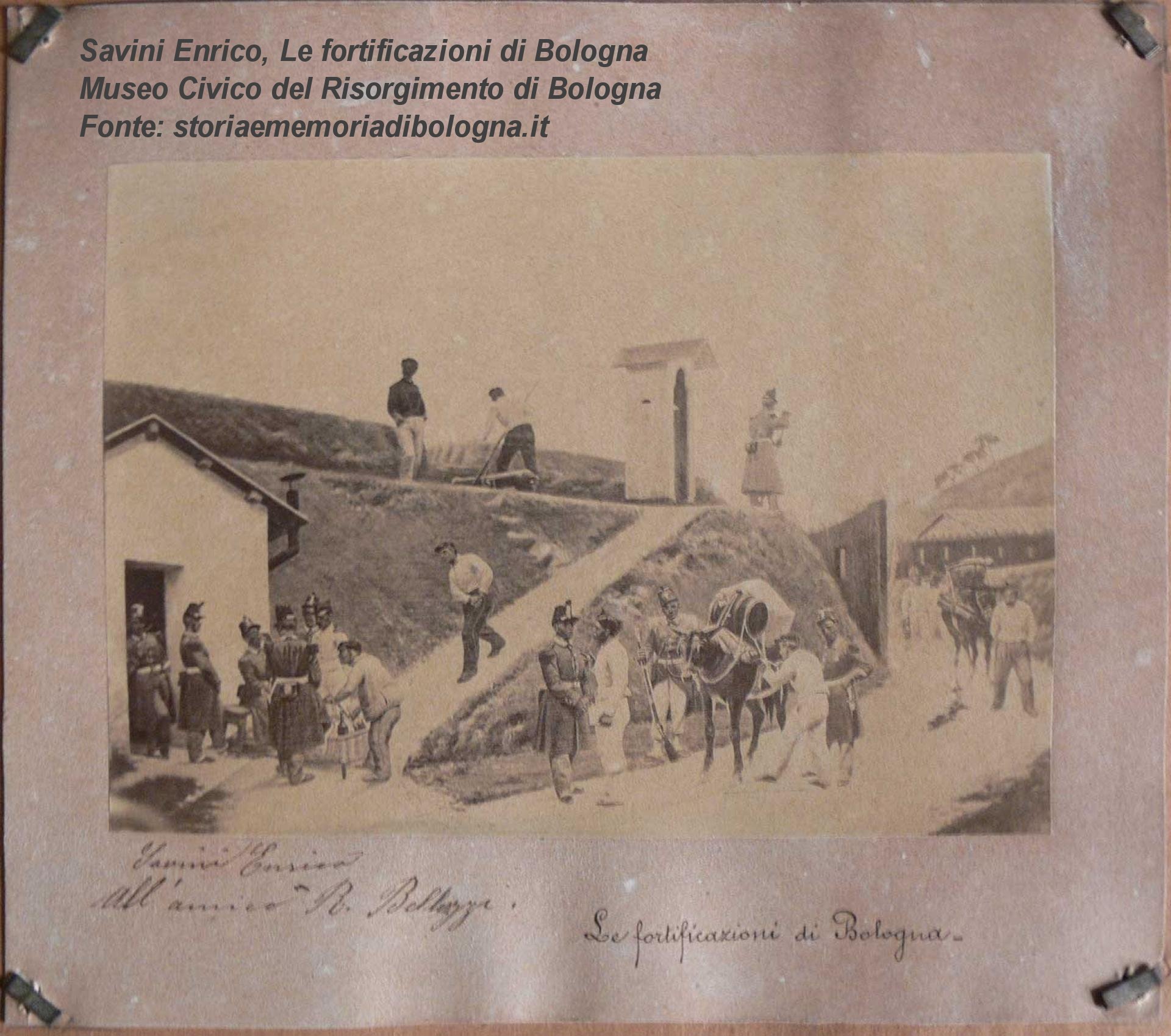 Le fortificazioni di Bologna, Savini Enrico