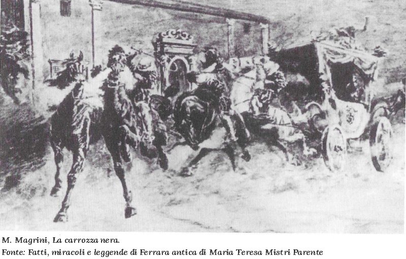 M. Magrini, la carrozza nera di Marfisa