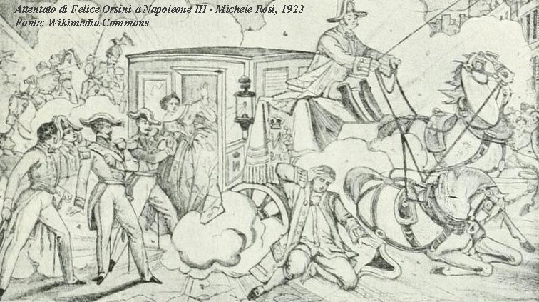 Attentato a Napoleone III da parte di Felice Orsini, 1858