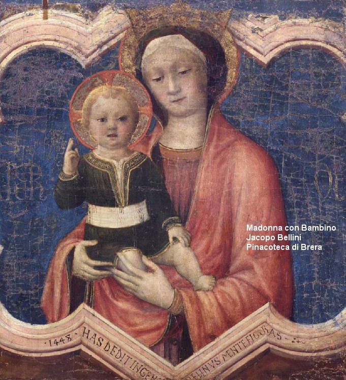 Madonna con Bambino di Jacopo Bellini, Piancoteca di Brera
