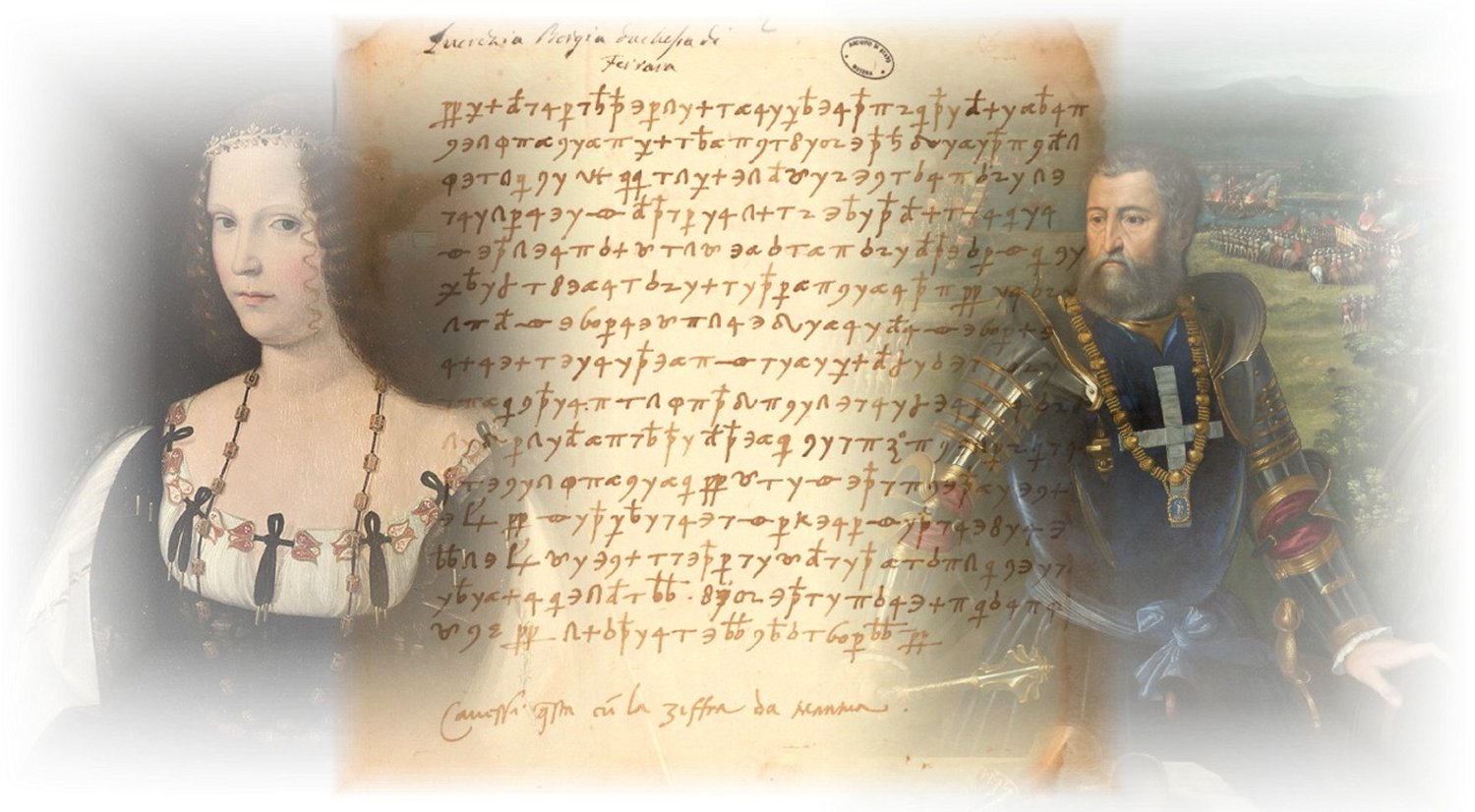 Lettera cifrata Lucrezia Borgia
