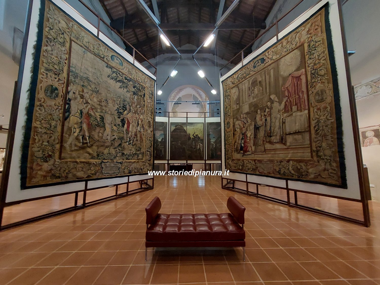 Arazzi con le Storie dei santi Giorgio e Maurelio, Museo della Cattedrale Ferrara