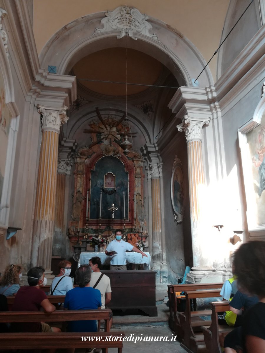Interno dell'Oratorio di Santa Liberata di Cento