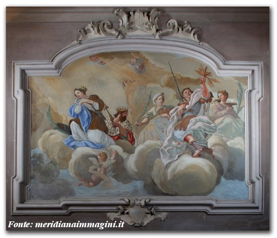Oratorio Santa Liberata, Cento - affresco del XVIII secolo