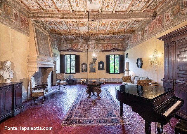 La Paleotta, soffitti affrescati dal Baglione