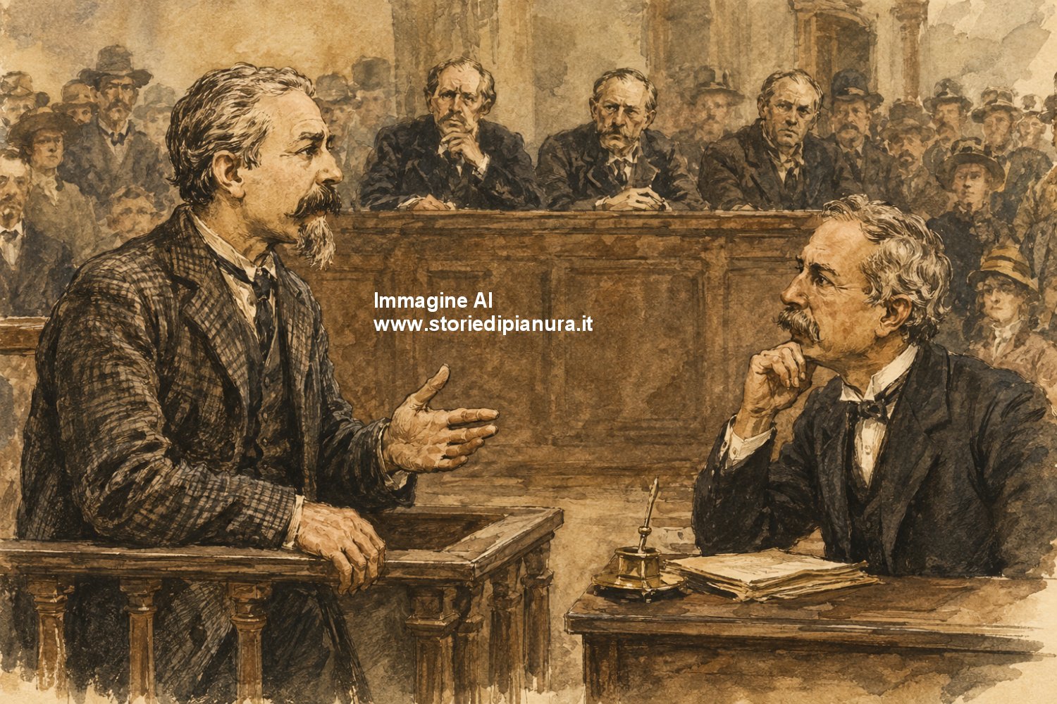 Interrogatorio di Siliprandi nel processo ai contadini mantovani