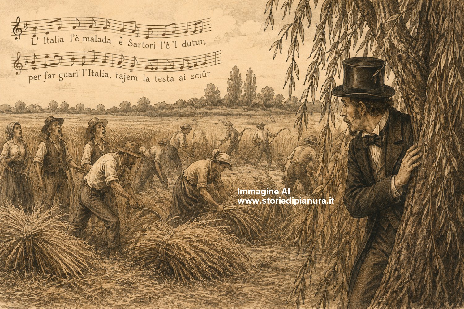 La canzone de La Boje, il canto dei contadini nell'Ottocento