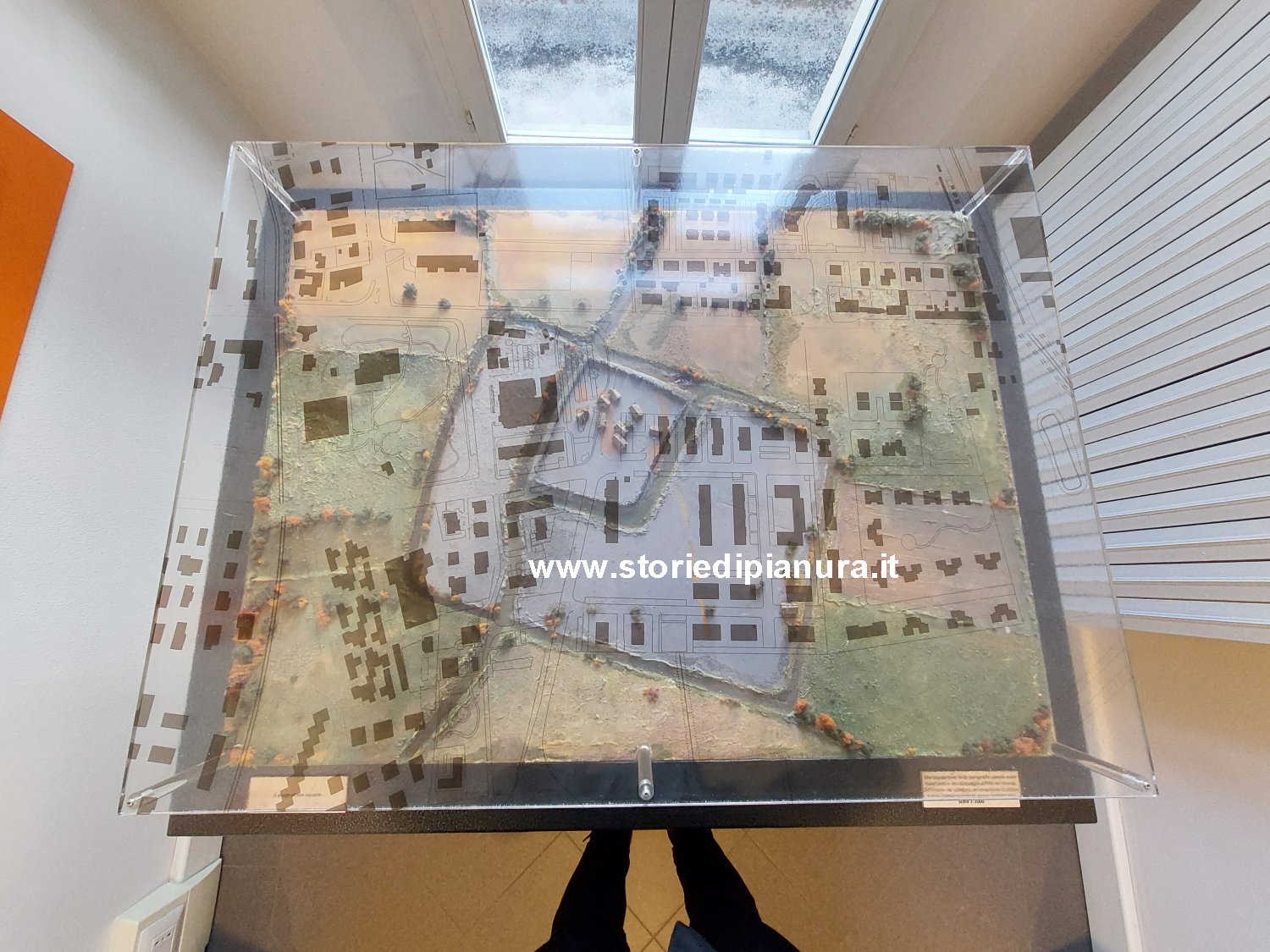 Ricostruzione dell'area della Terramara di Anzola dell'Emilia