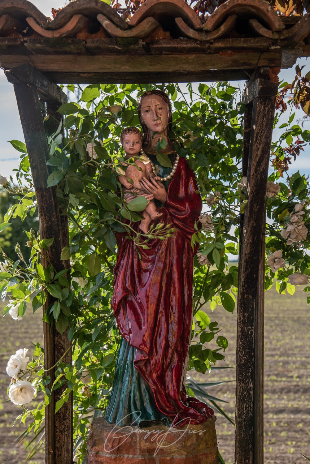 Statua Madonna con Bambino, Longara